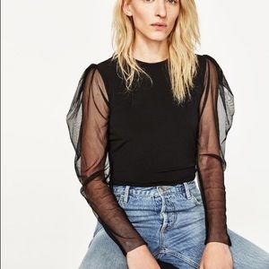 Brand New (no tags) ZARA bodysuit top